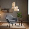 Fauteuil met armleuningen - Bekleed met fluweel - Eila image 7