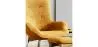 Fauteuil met Voetsteun - Bekleed in Fluweel - Scandinavische Stijl - Huda image 7