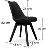 Pack Houten Bureau - Scandinavisch Design -Thora + Eetkamerstoel - Scandinavisch Design - Denisse image 7