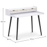 Pack Houten Bureau - Scandinavisch Design -Thora + Eetkamerstoel - Scandinavisch Design - Denisse image 7