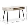 Houten Bureau - Scandinavisch Design - Beckett + Eetkamerstoel - Scandinavisch Design - Denisse image 7
