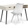 Houten Bureau - Scandinavisch Design - Beckett + Eetkamerstoel - Scandinavisch Design - Denisse image 7