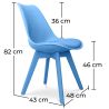 Pack Houten Bureau - Scandinavisch Design -Torkel + Eetkamerstoel - Scandinavisch Design - Denisse image 7