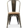 Eetkamerstoel - Industrieel ontwerp - Staal en hout - Nieuwe editie - Stylix image 7