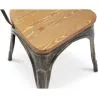 Eetkamerstoel - Industrieel ontwerp - Staal en hout - Nieuwe editie - Stylix image 7