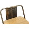 Barkruk met rugleuning - Industrieel Ontwerp - Hout & Staal - 60cm - Nieuwe Editie - Stylix image 7