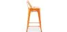 Barkruk met rugleuning - Industrieel ontwerp - 60cm - Nieuwe editie - Stylix image 7