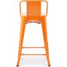 Barkruk met rugleuning - Industrieel ontwerp - 60cm - Nieuwe editie - Stylix image 7