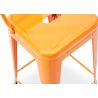 Barkruk met rugleuning - Industrieel ontwerp - 60cm - Nieuwe editie - Stylix image 7