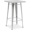 Vierkante Kruktafel - Industrieel Ontwerp - 100 cm - Galla image 7