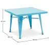 Kindertafel - Industrieel Ontwerp - Metaal - 60cm - Nieuwe Editie - Stylix image 7