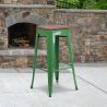 Barkruk - Industrieel Ontwerp - Hout & Staal - 76 cm - New Edition- Stylix image 7
