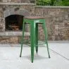 Barkruk - Industrieel Ontwerp - Hout & Staal - 76 cm - New Edition- Stylix image 7