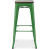 Barkruk - Industrieel Ontwerp - Hout & Staal - 76 cm - New Edition- Stylix image 7