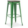Barkruk - Industrieel Ontwerp - Hout & Staal - 76 cm - New Edition- Stylix image 7