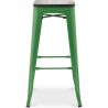 Barkruk - Industrieel Ontwerp - Hout & Staal - 76 cm - New Edition- Stylix image 7