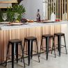 Barkruk - Industrieel Ontwerp - Hout & Staal - 76 cm - New Edition- Stylix image 7