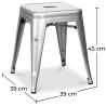 Industriële Design Kruk - 45cm - Nieuwe Editie - Stylix image 7