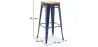 Barkruk - Industrieel Ontwerp - Hout & Staal - 76cm - Nieuwe Editie - Stylix image 7