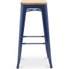 Barkruk - Industrieel Ontwerp - Hout & Staal - 76cm - Nieuwe Editie - Stylix image 7