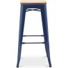 Barkruk - Industrieel Ontwerp - Hout & Staal - 76cm - Nieuwe Editie - Stylix image 7