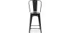 Barkruk met rugleuning - Industrieel ontwerp - 60cm - Nieuwe editie - Stylix image 7