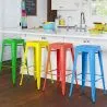 Barkruk – Industrieel Stijl – Staal – 76 cm – Stylix image 7