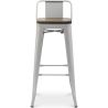 Barkruk - Industrieel Ontwerp - Hout & Staal - 76cm - Stylix image 7