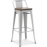Barkruk - Industrieel Ontwerp - Hout & Staal - 76cm - Stylix image 7