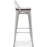 Barkruk - Industrieel Ontwerp - Hout & Staal - 76cm - Stylix image 7