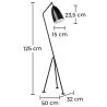 Vloerlamp - Driepoot Ontwerp - Woonkamerlamp - Hopper image 7