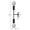Wandlamp - Scandinavische Stijl - Twee Bollen - Gudmun image 7