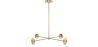 Gouden Plafondlamp - Design Hanglamp - 4 armen - Luba image 7
