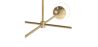 Gouden Plafondlamp - Design Hanglamp - 4 armen - Luba image 7