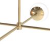 Gouden Plafondlamp - Design Hanglamp - 4 armen - Luba image 7