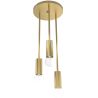 Gouden plafondlamp - Hanglamp 3 armen - Troy image 7
