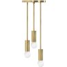 Gouden plafondlamp - Hanglamp 3 armen - Troy image 7
