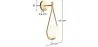 Wandlamp - Gouden - Bol - Scheur image 7