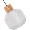 Houten en Glazen Plafondlamp - Design Hanglamp - Bumba image 7