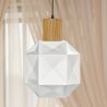 Houten en Glazen Plafondlamp - Design Hanglamp - Bumba image 7