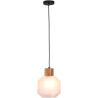 Houten en Glazen Plafondlamp - Design Hanglamp - Bumba image 7