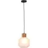 Houten en Glazen Plafondlamp - Design Hanglamp - Bumba image 7