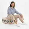 Puff zitplaats - Boho Bali-stijl - Adelaida image 7