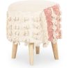 Ronde Poef Kruk - Boho Bali Stijl - Batty image 7