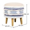 Ronde Poef Poef Kruk - Boho Bali Stijl - Josephine image 7