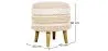 Ronde Puff Pouf Kruk - Boho Bali Stijl - Ivy image 7