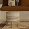 Ronde Puff Pouf Kruk - Boho Bali Stijl - Ivy image 7