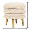 Ronde Poef Poef Kruk - Boho Bali Stijl - Jenny image 7