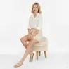 Ronde Soef Poef Kruk - Boho Bali Stijl - Debra image 7