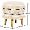 Ronde Poef Kruk - Boho Bali Stijl - Juliet image 7